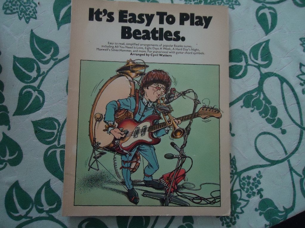 The Beatles boek It's easy to play Beatles in nieuwstaat1977, Muziek en Instrumenten, Bladmuziek, Ophalen of Verzenden, Zo goed als nieuw