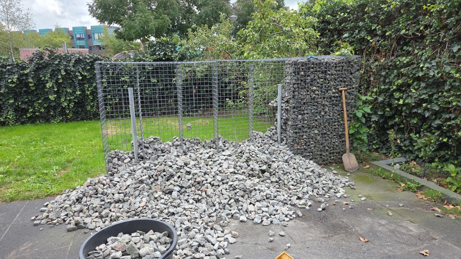 Gratis af te halen: Noors graniet voor tuin of oprit, Tuin en Terras, Ophalen, Gebruikt, Graniet, Grind
