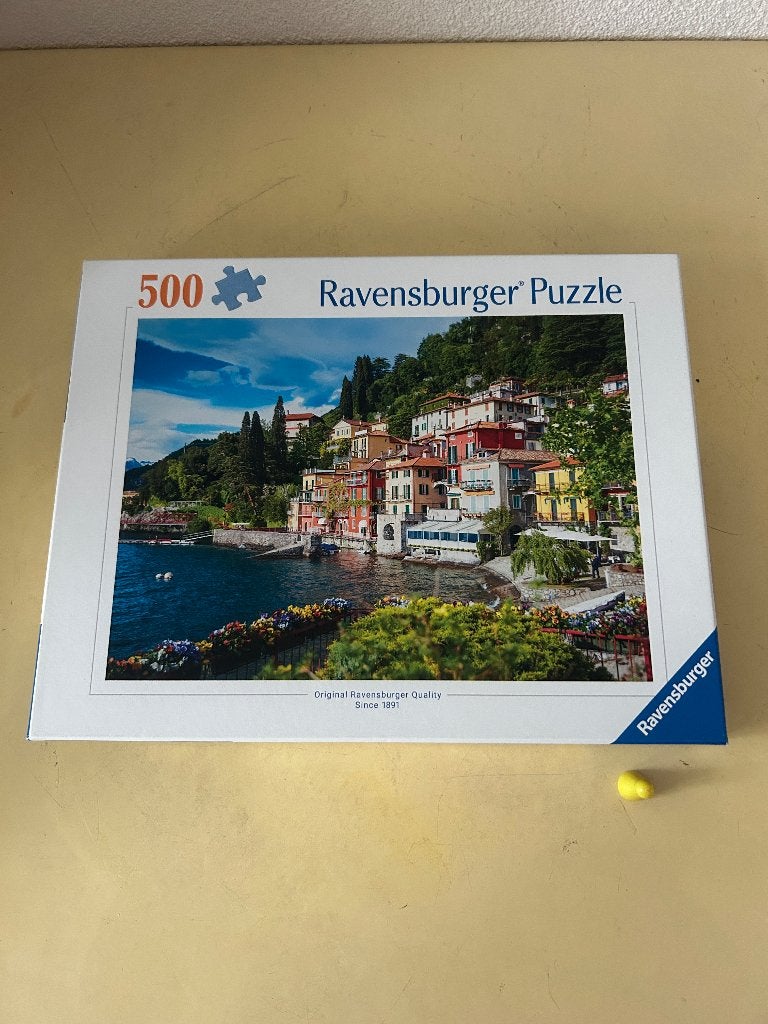 Ravensburger Puzzel Comomeer Italië - 500 stukjes, Ophalen of Verzenden, 500 t/m 1500 stukjes, Zo goed als nieuw, Legpuzzel