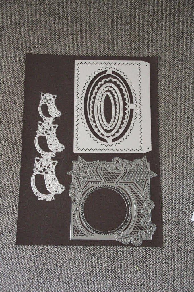 Mallen van oa Marianne Design. Voor snij- en embossing. uil, Ophalen of Verzenden, Zo goed als nieuw, Dieren, Pons of Mal