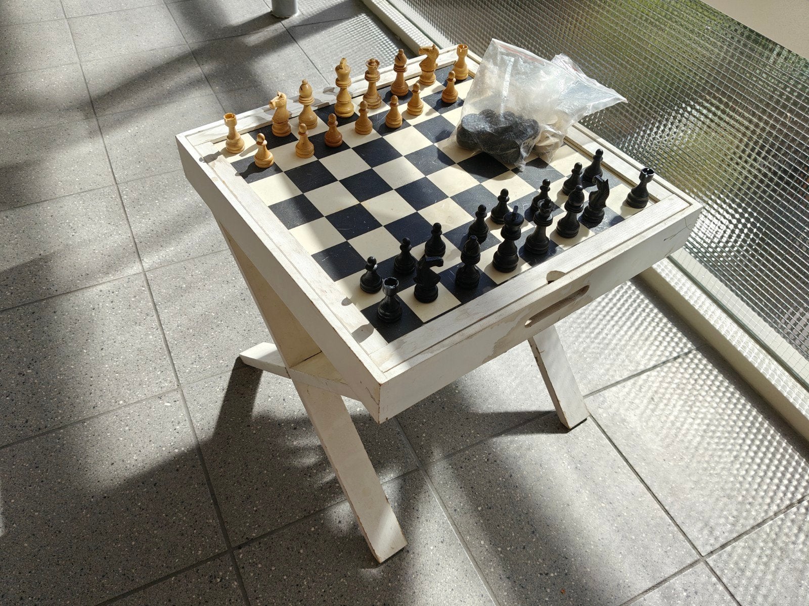 Schaakset en damset, Ophalen of Verzenden, Rechthoekig, 50 tot 100 cm, 50 tot 100 cm