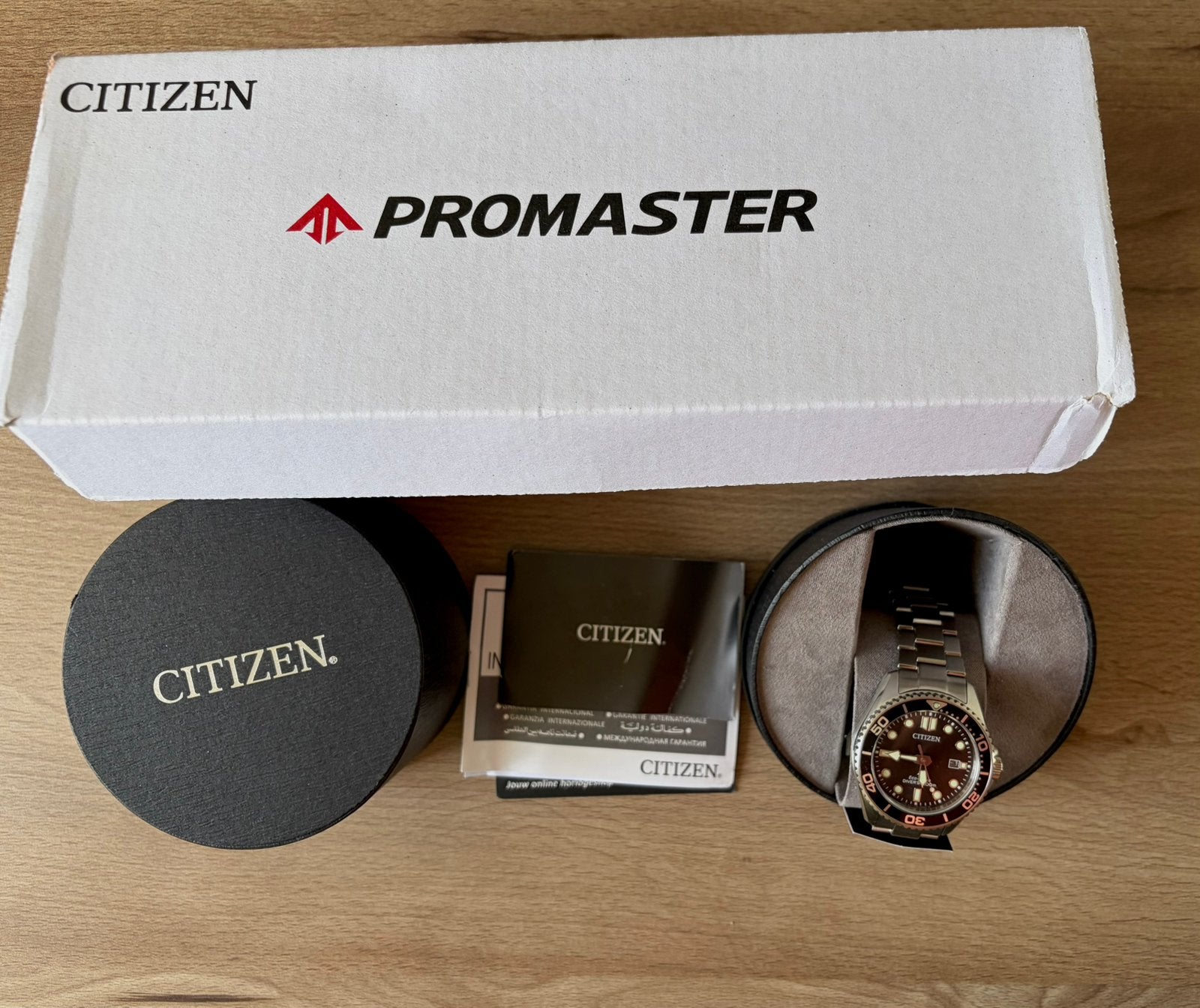 Citizen Promaster 40mm *nieuw*, Staal, Staal, Ophalen of Verzenden, Zo goed als nieuw