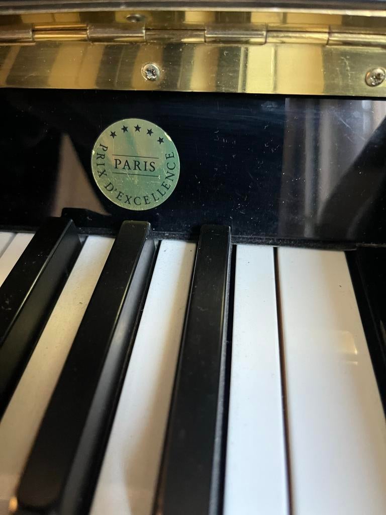 Schimmel Piano Model 120i, Muziek en Instrumenten, Piano's, Gebruikt, Piano, Zwart, Hoogglans, Ophalen
