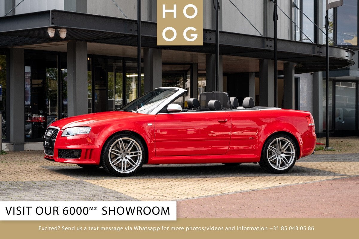 Audi RS4 B7 4.2 V8 Quattro (bj 2007), Auto's, Gebruikt, 8 cilinders, Cabriolet, 4 stoelen