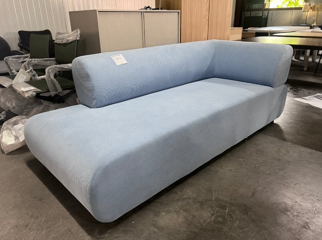 NOGA design Chaise Longue Bank Blauw Rib | Van €1699, nu, NOGA design, NOGA design, NOGA design, Nieuw