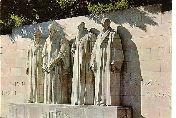 Ansichtkaart	Genève (Zwitserland)	Reformatie monument, Verzenden, 1960 tot 1980, Ongelopen, Overig Europa