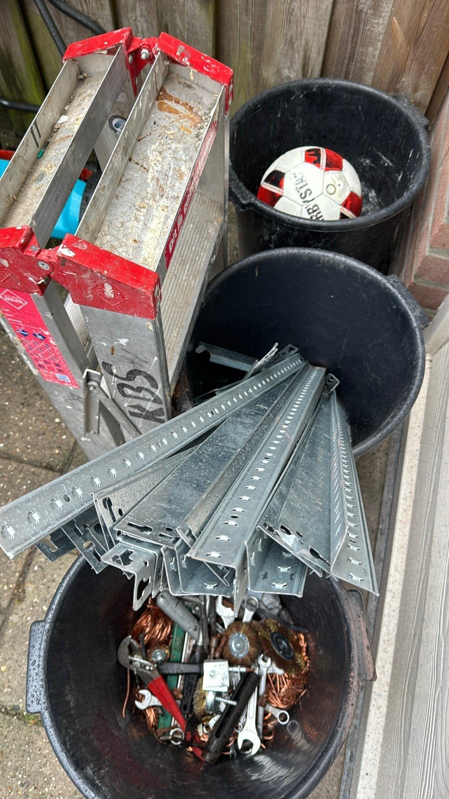 gevraagd/gezocht gratis oud ijzer en metalen, Ophalen, Gebruikt, IJzer
