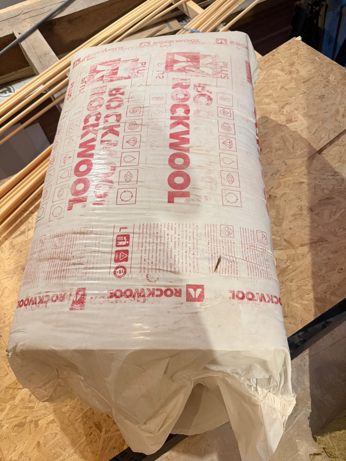 12cm Rockwool Plus Steenwol platen 1000x610x120mm, Ophalen, Nieuw, Steenwol, 5 tot 10 m²
