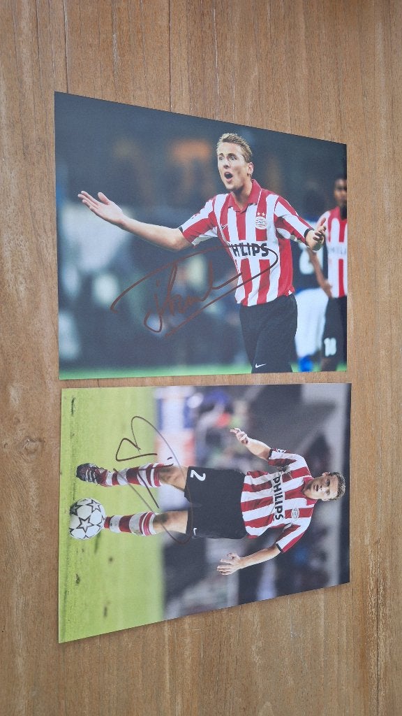 Foto 20x25 cm met handtekening; Jan Kromkamp # PSV, Ophalen of Verzenden, Nieuw, PSV, Overige typen