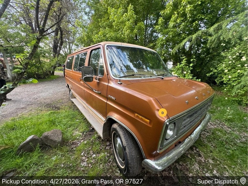 Ford USA Econoline E-150 CLUBWAGON (bj 1976, automaat), Auto's, Automaat, Bruin, Bedrijf, 9 stoelen