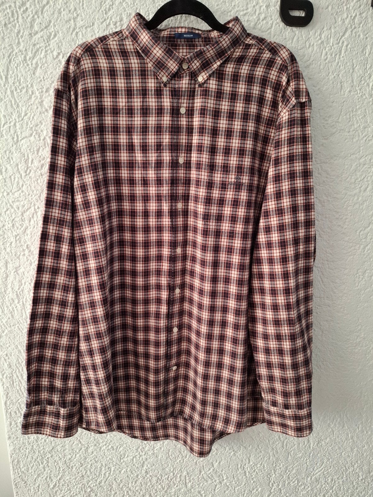 GANT Geruit Overhemd - Maat 3XL, GANT, Ophalen of Verzenden, Zo goed als nieuw, Overige halswijdtes