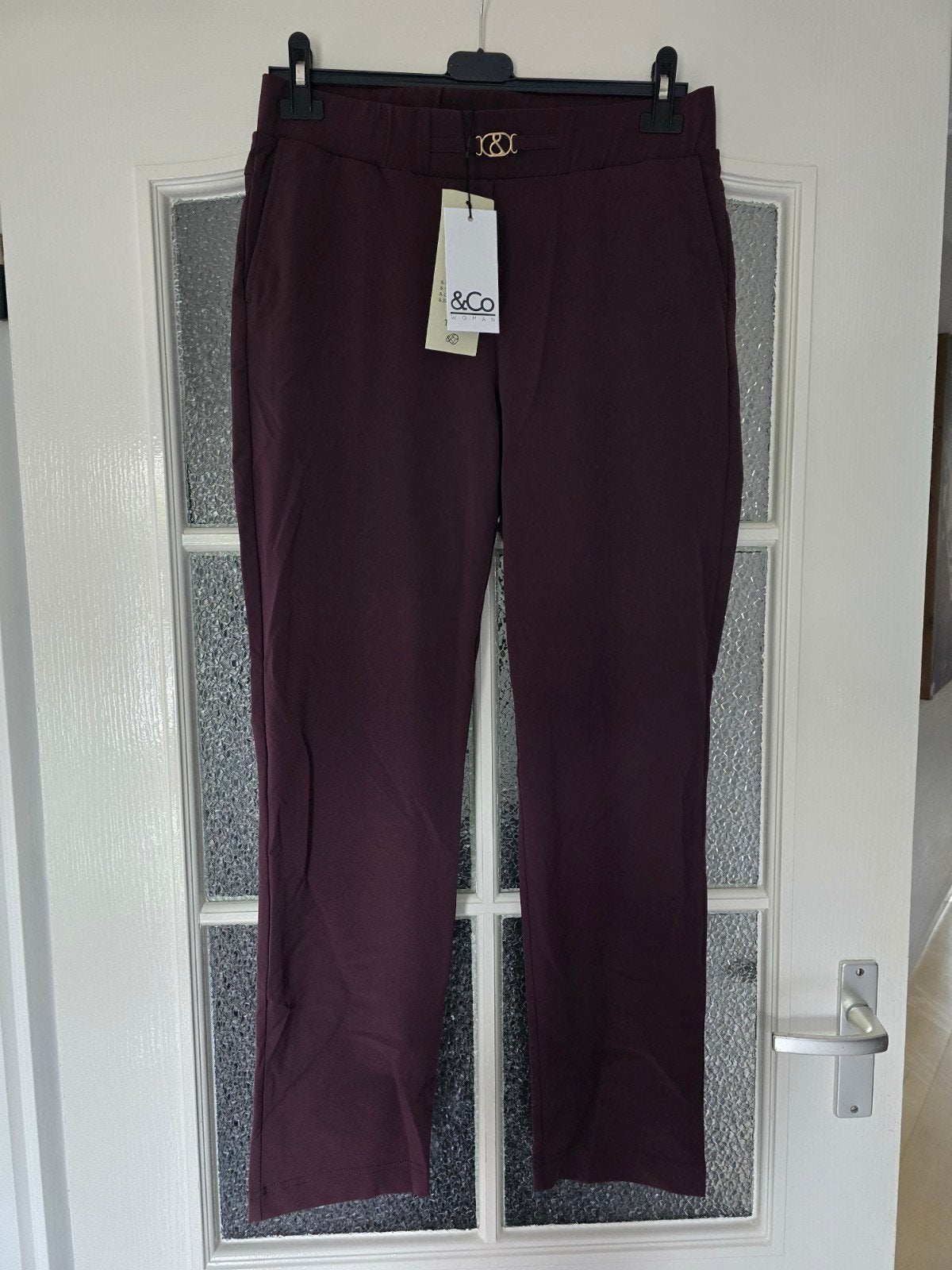 nieuw &co woman andcowoman and cowoman M Aubergine strait, Ophalen of Verzenden, Nieuw, Paars, Lang