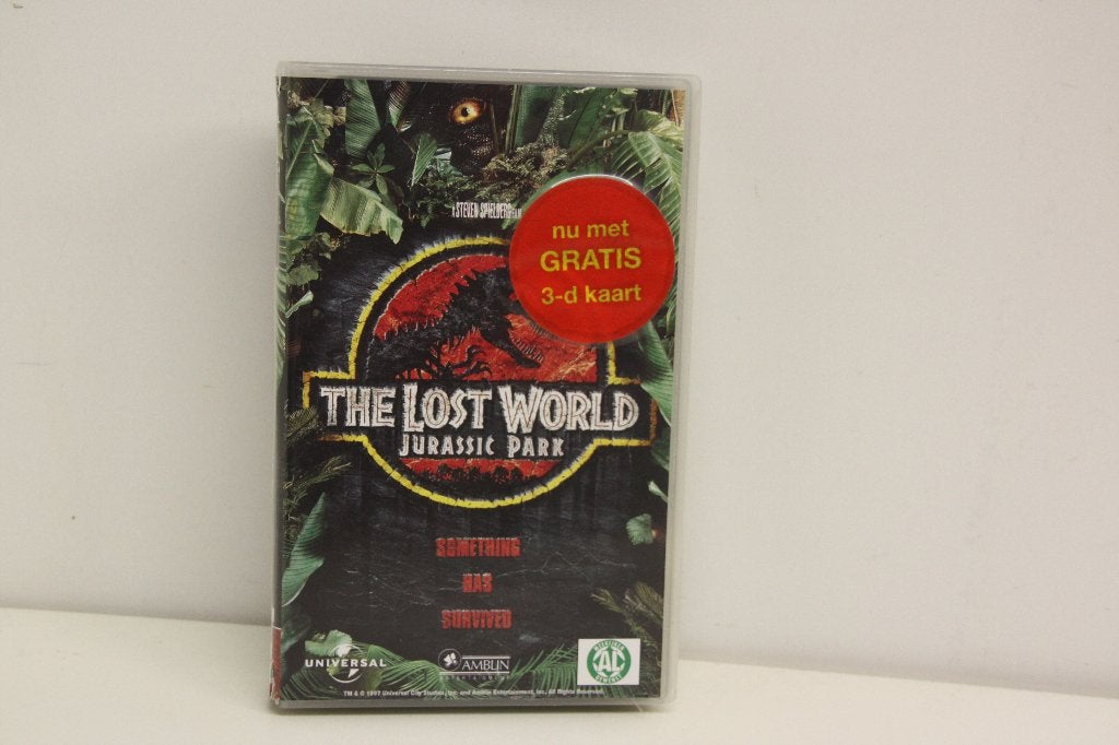 VHS Videoband The Lost World Jurassic Park, Alle leeftijden, Ophalen of Verzenden, Zo goed als nieuw, Actie en Avontuur