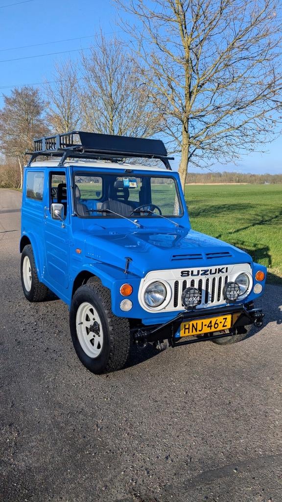 Suzuki LJ80 - Origineel, goed onderhouden, Auto's, Oldtimers, Particulier, 4x4, Bluetooth, Dakrails, Radio, Suzuki, Benzine, SUV of Terreinwagen