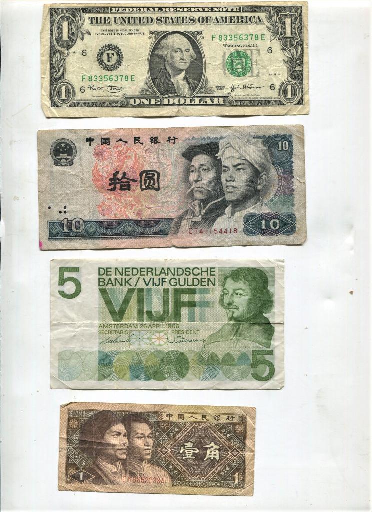 Lot met oude bankbiljetten (10 stuks), Verzenden, Overige landen, Los biljet