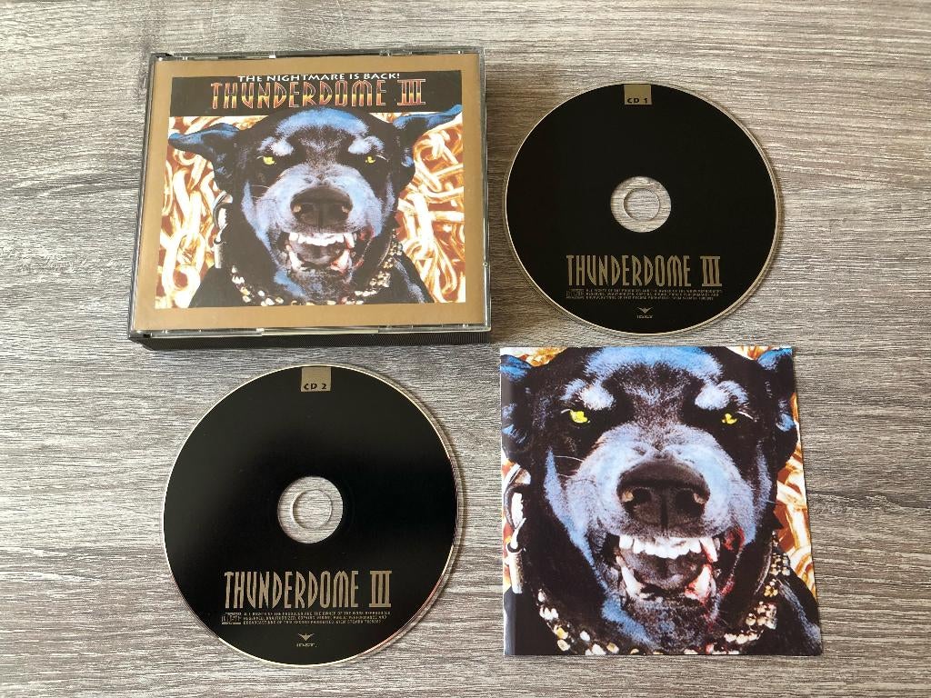ID&T Thunderdome 3 Repress (2002) Oldschool Hardcore, Cd's en Dvd's, Cd's | Dance en House, Zo goed als nieuw, Dance Populair