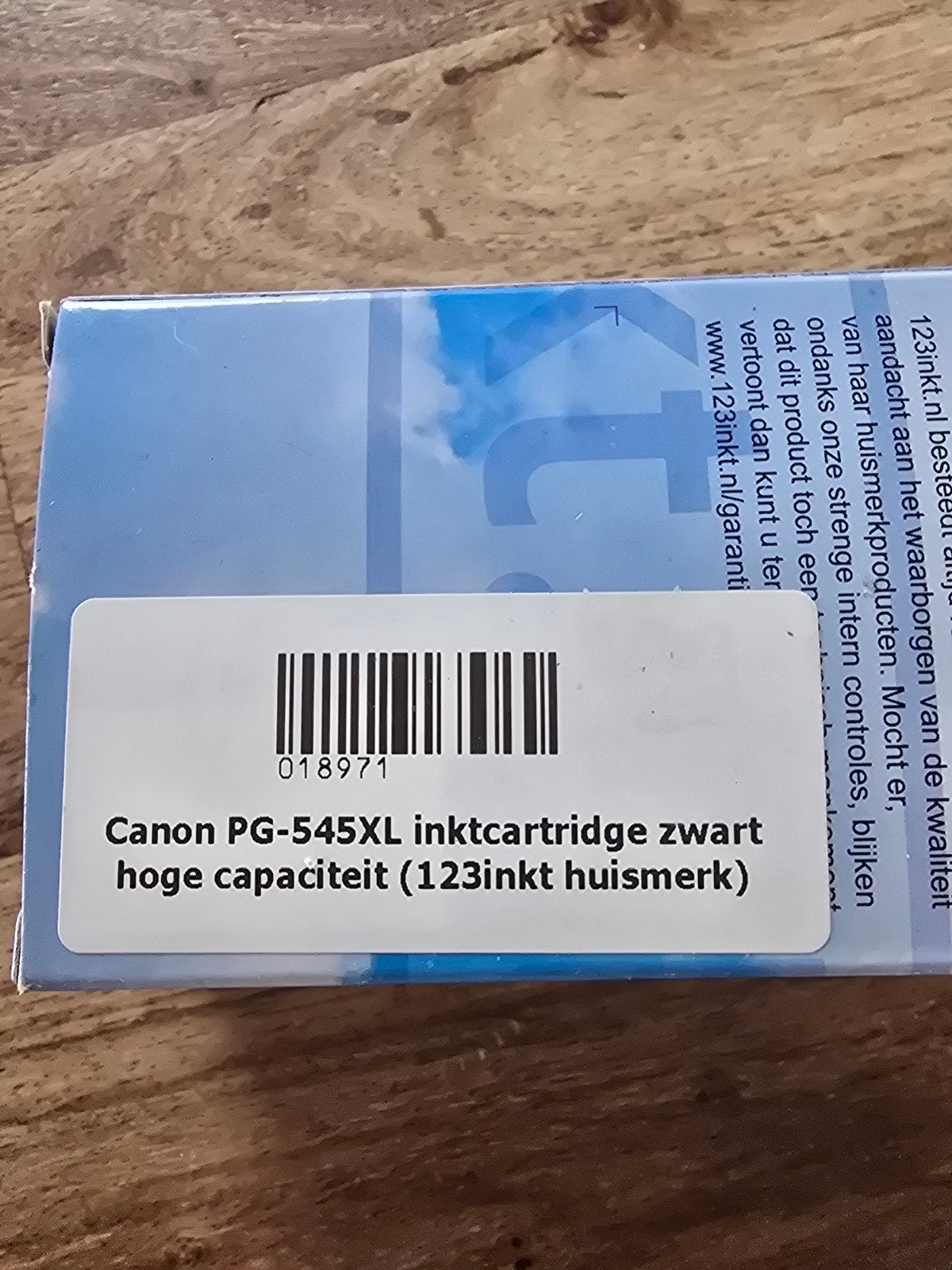 123inkt huismerk Canon PG-545XL zwarte inktcartridge, Ophalen of Verzenden, Nieuw, Cartridge, 123inkt huismerk