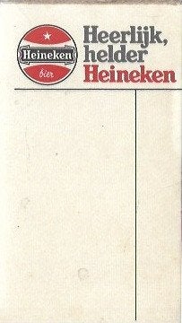 Heineken bestellingboekje, Ophalen of Verzenden, Zo goed als nieuw