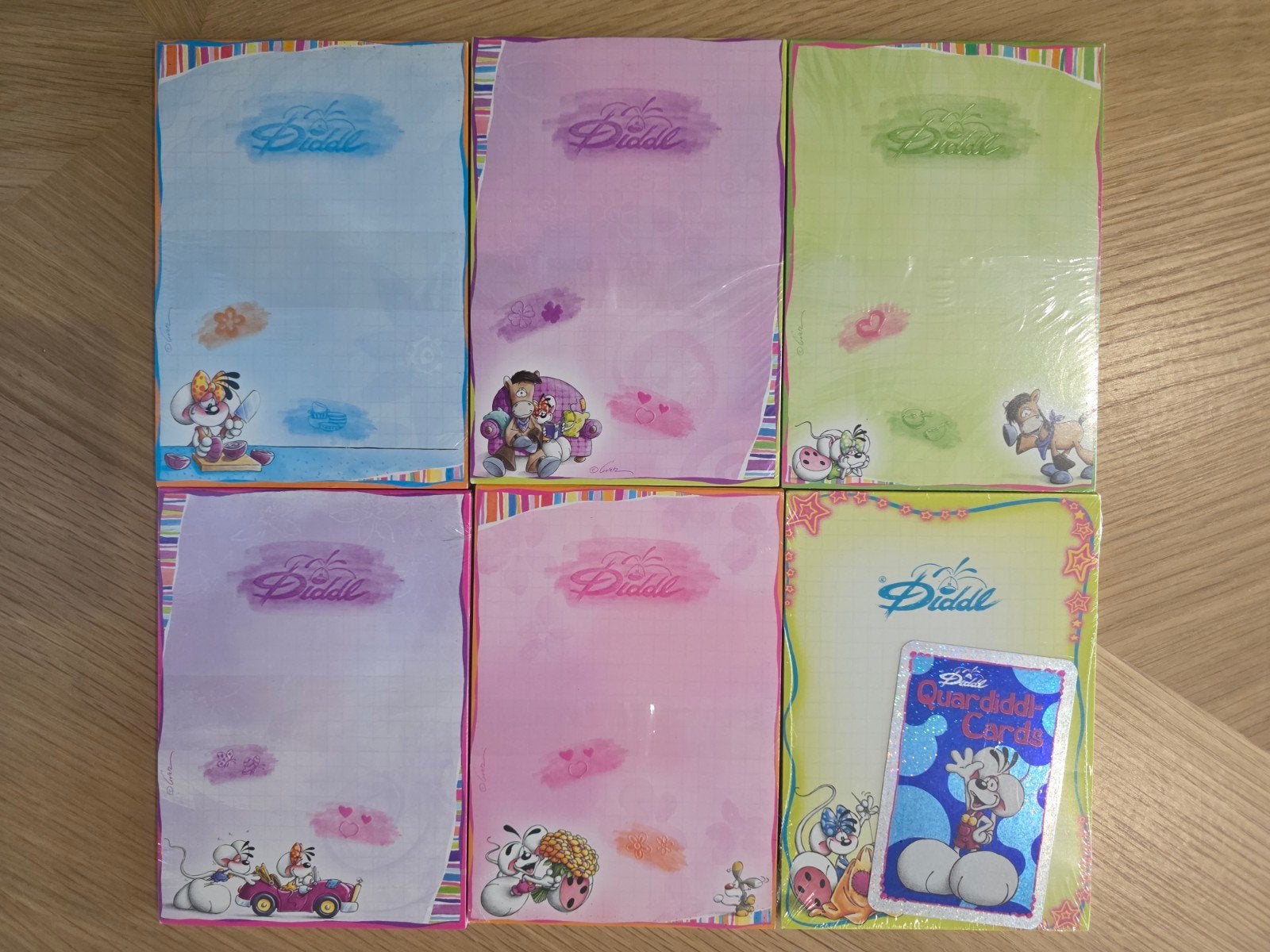 Diddl blokken ovp. nieuw in plastic, Ophalen of Verzenden, Diddl, Nieuw, Papier, Kaart of Schrift