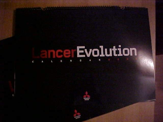 Kalender - Mitsubishi Lancer Evolution 2008, Ophalen of Verzenden, Zo goed als nieuw, Mitsubishi
