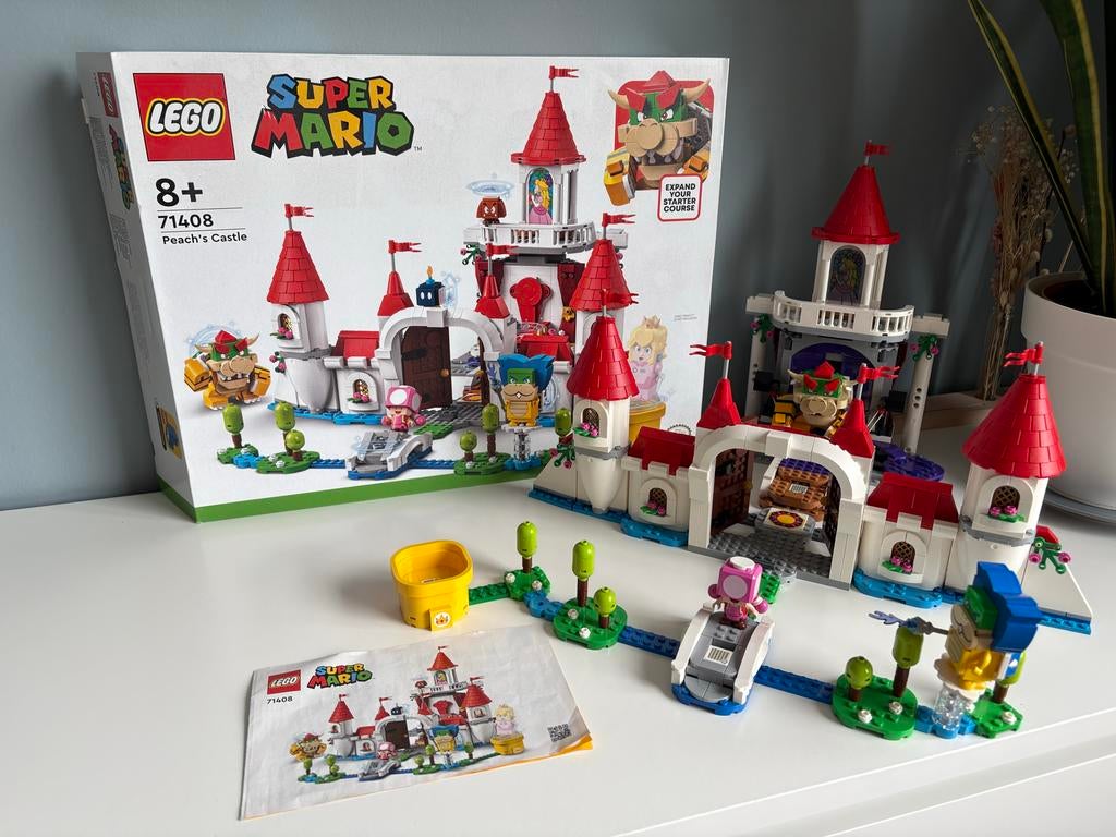 LEGO Super Mario Peach's Kasteel Uitbreidingsset 71408, Overige thema's, Lego, Ophalen of Verzenden, Zo goed als nieuw