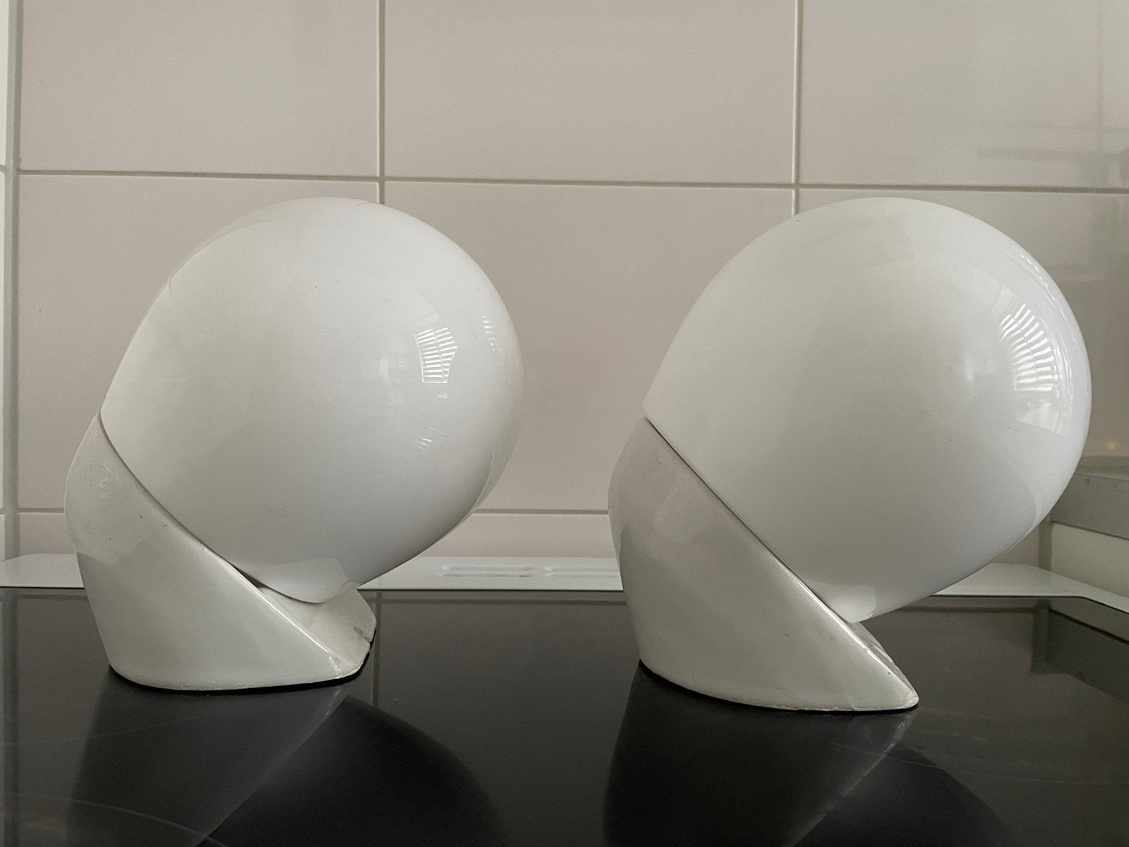 2 x wandlamp badkamer klassieker, Glas, Gebruikt, E27 (groot), Ophalen of Verzenden