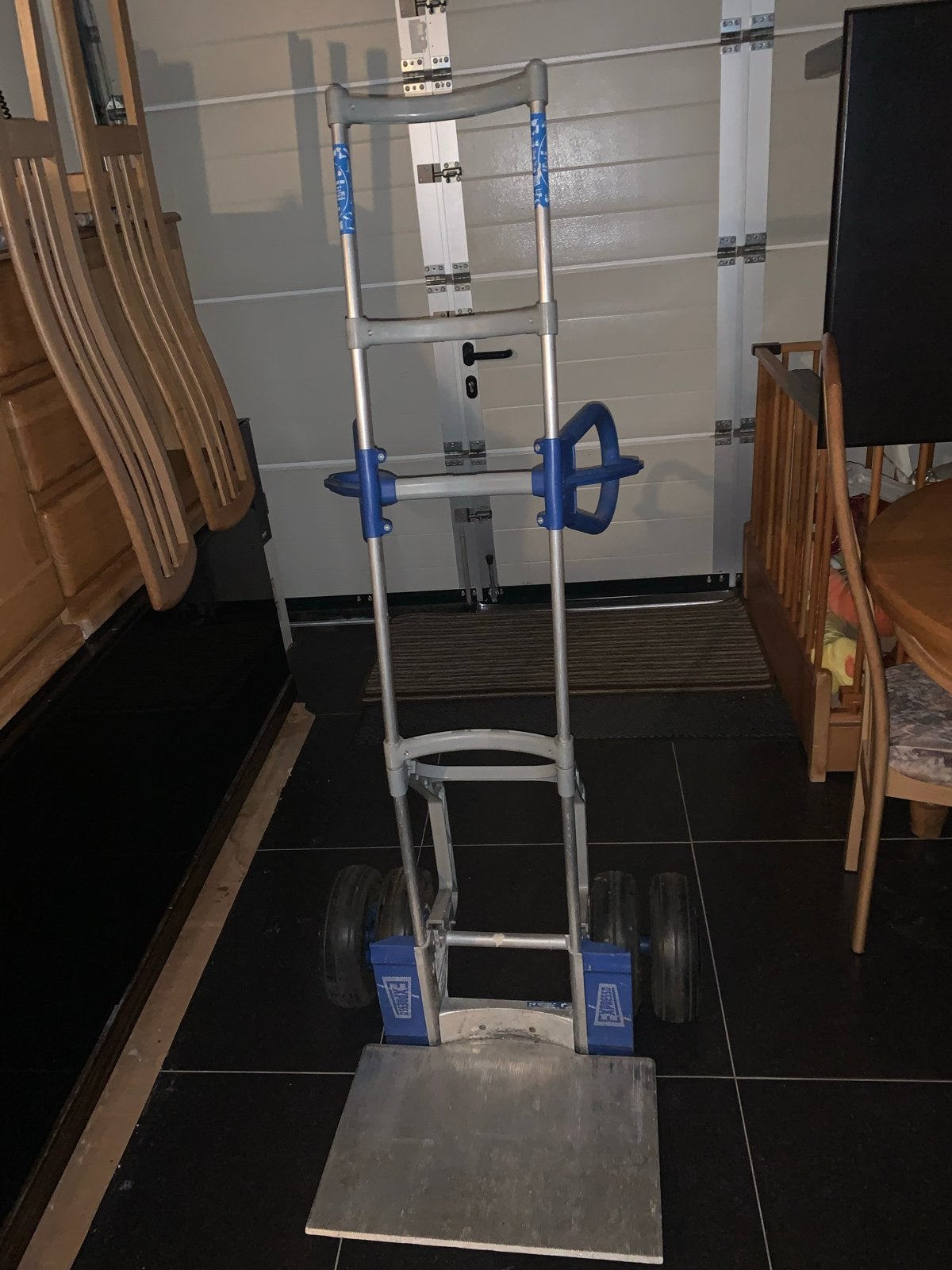 Expresso Aluminium Steekwagen met Dubbele Banden, Doe-het-zelf en Verbouw, Ophalen, Zo goed als nieuw, Steekwagen