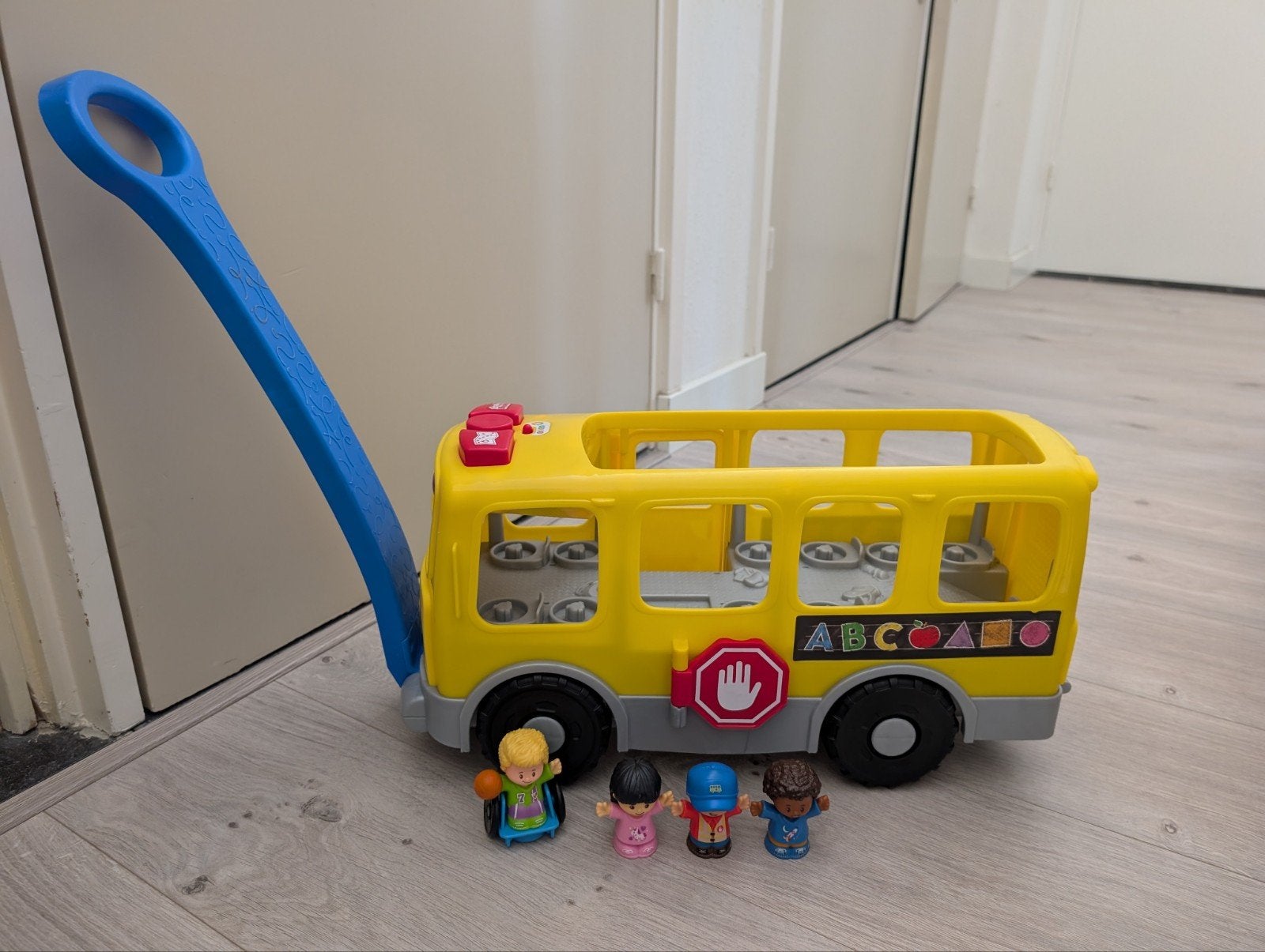 Fisher-Price Little People Schoolbus met figuren, Ophalen, Gebruikt, Auto, Met licht