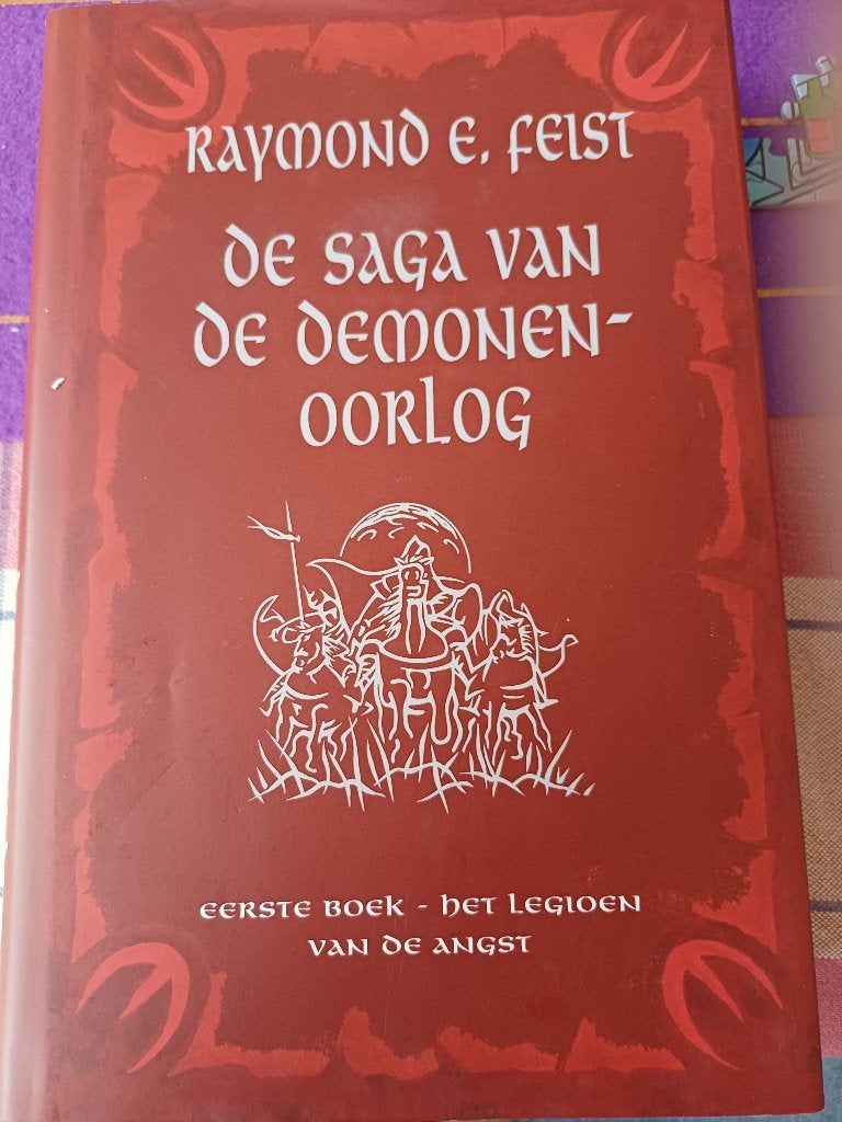 Feist saga van de demonen-oorlog. Legioen van angst.hardcove, Boeken, Fantasy, Ophalen, Gelezen, Raymond E. Feist