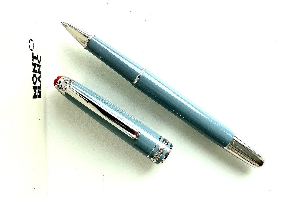 Montblanc Meisterstück Chamonix Olympic Heritage Rollerball, Ophalen of Verzenden, Zo goed als nieuw, Vulpen, Mont Blanc