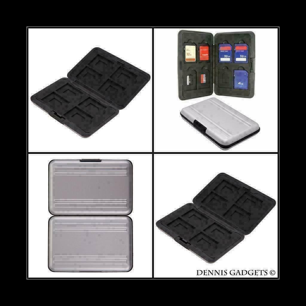 Dennis Gadgets : Aluminium Opbergsysteem 8 Micro/8 SD Cards, Audio, Tv en Foto, Ophalen of Verzenden, Nieuw, Overige typen