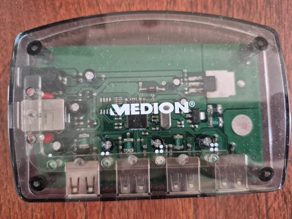 USB 2.0 Hub met 4 ports Medion, Ophalen of Verzenden