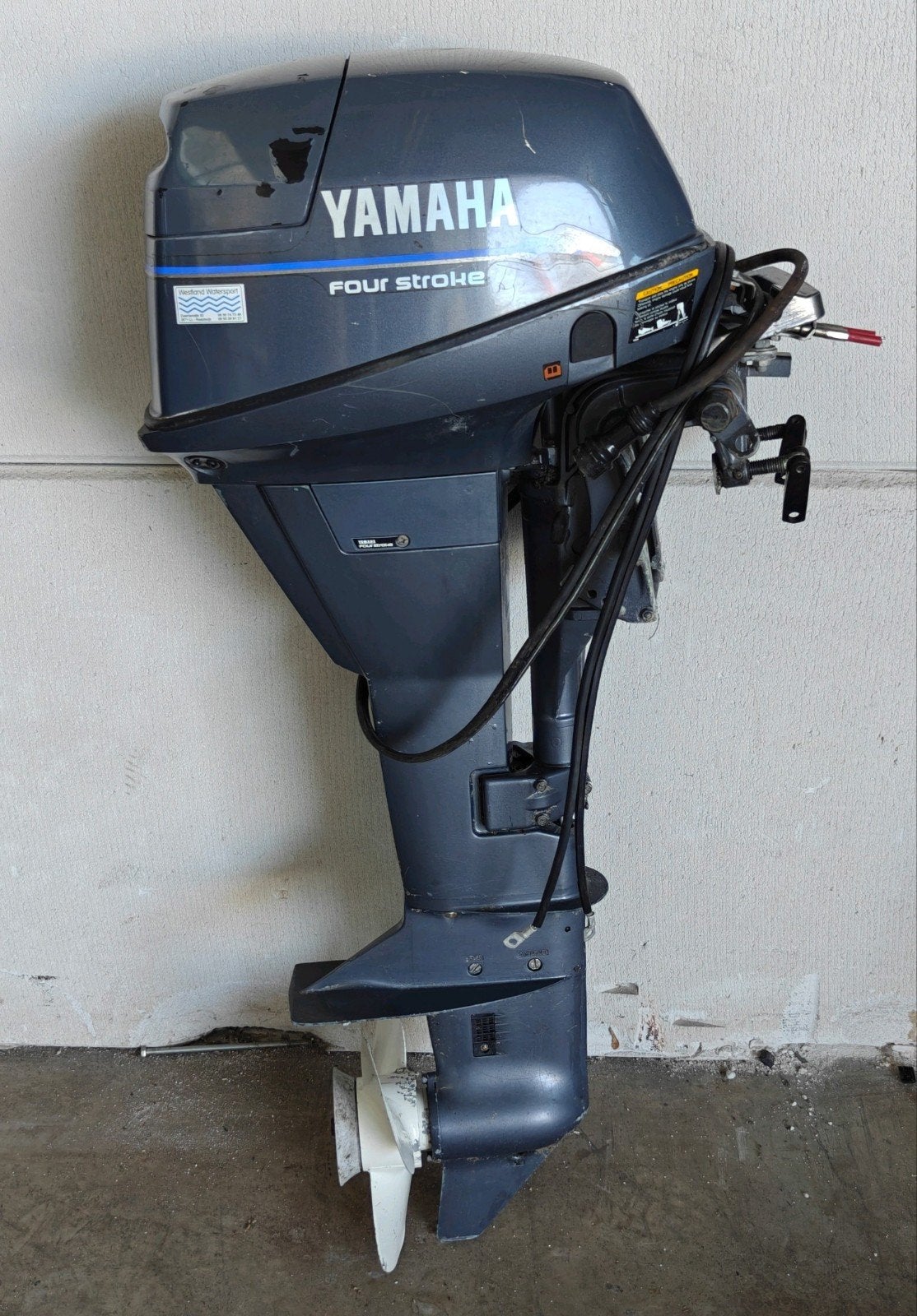 Yamaha 9,9pk Hight Trust Werkmotor electrische start, Ophalen, Gebruikt, Benzine, 5 tot 10 pk