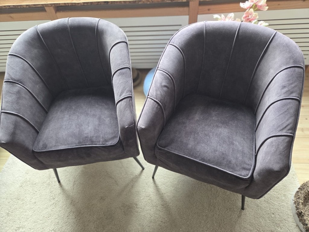 Paarse stoelen, Ophalen, Gebruikt, Twee, Overige kleuren