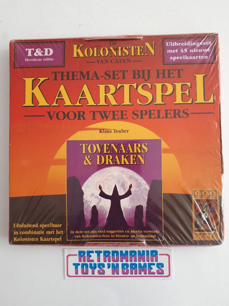 kaartspel - kolonisten van catan: tovenaars & draken (nieuw), Hobby en Vrije tijd, Gezelschapsspellen | Kaartspellen, -, -, Nieuw