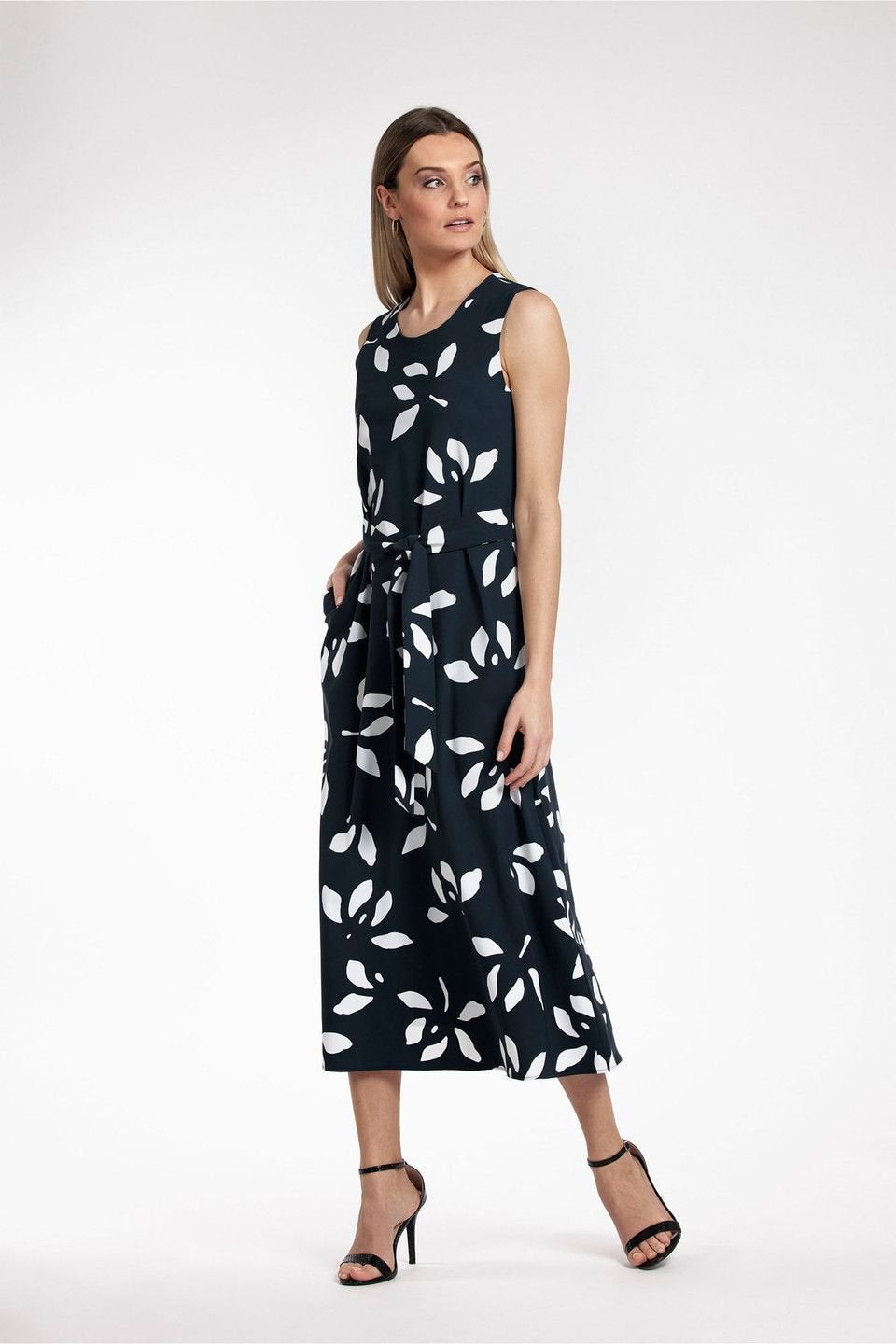 Studio Anneloes Amber dress dark blue travelstof XXL, Blauw, Maat 46/48 (XL) of groter, Ophalen of Verzenden, Zo goed als nieuw