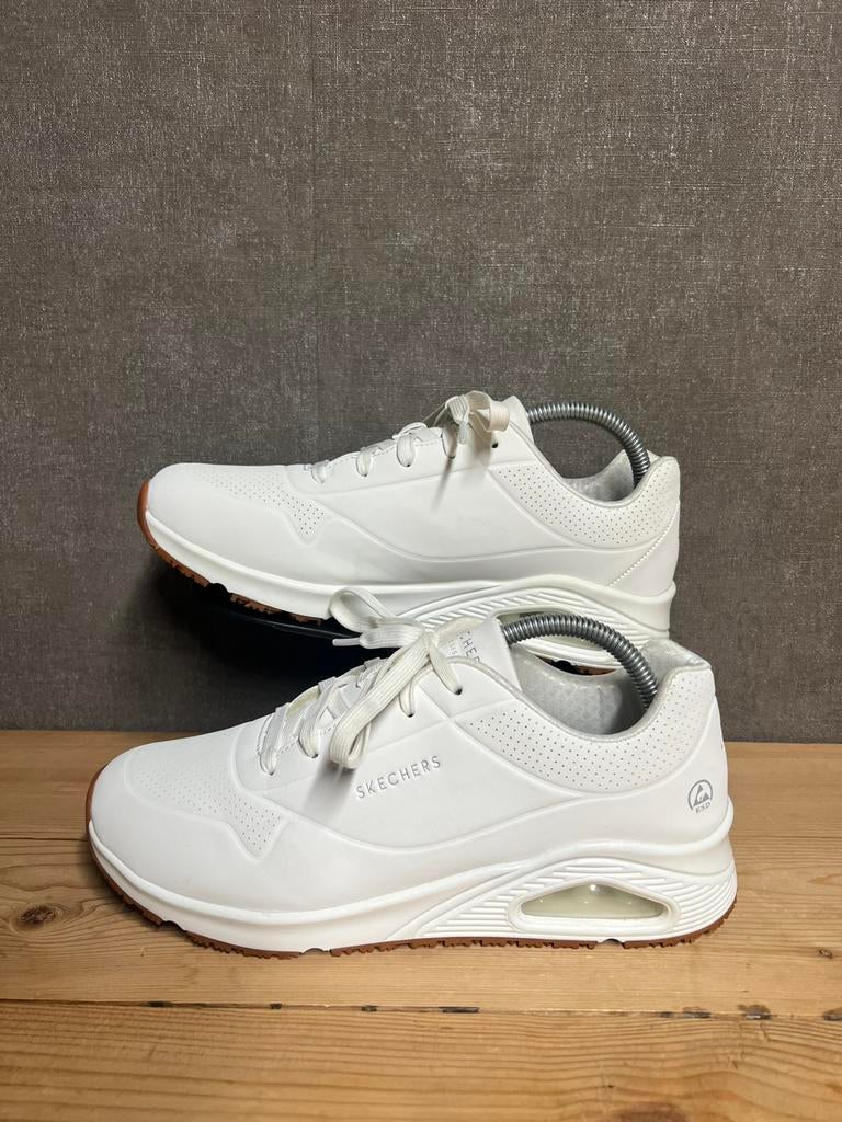Skechers Work Uno SR, Wit, Ophalen of Verzenden, Sneakers of Gympen, Zo goed als nieuw