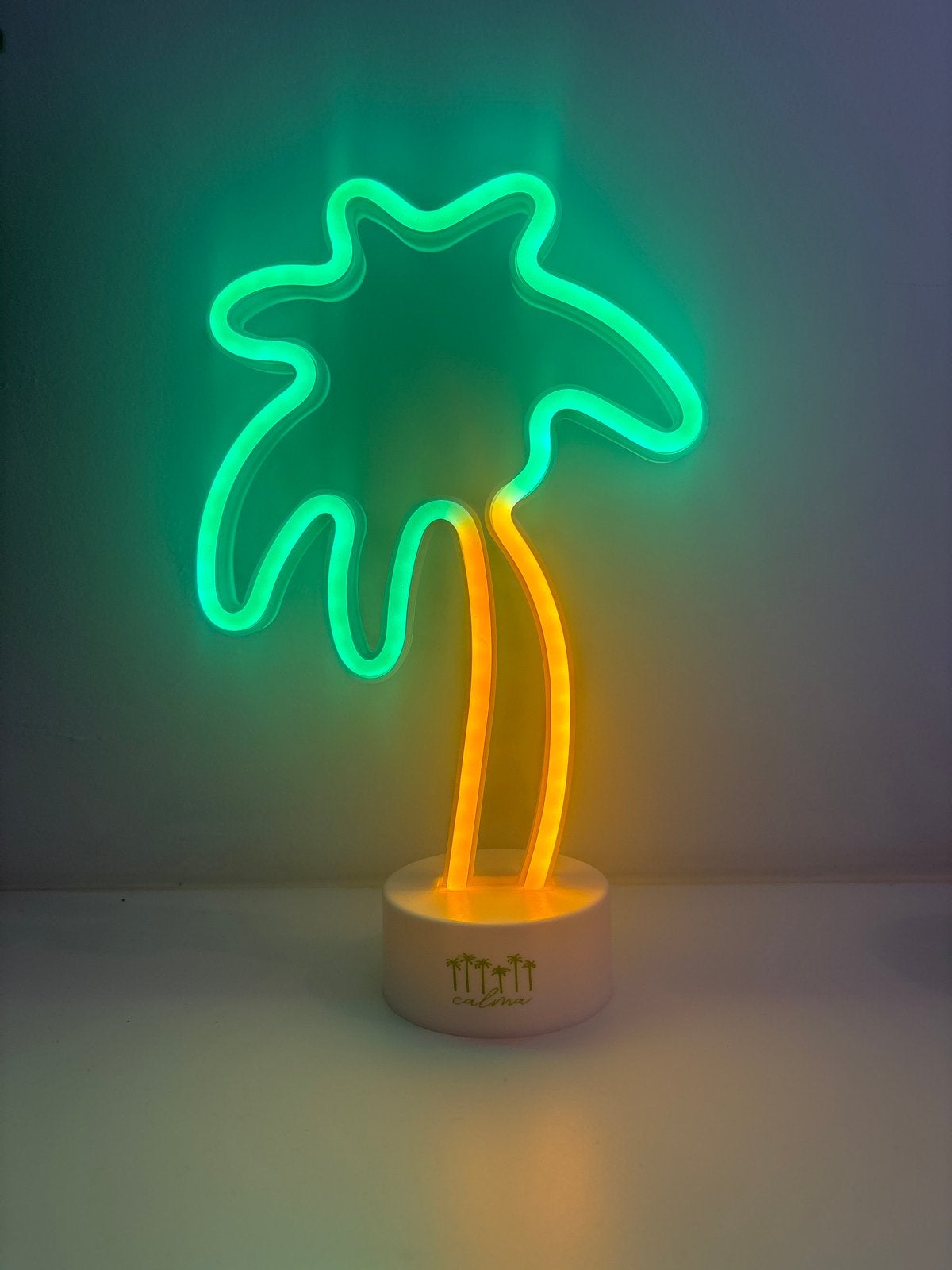 Neon palmboom lamp - sfeervolle LED verlichting, Overige merken, Kunststof, Meerkleurig, Overige fittingen