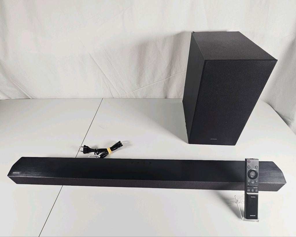 Samsung HW-C450 Soundbar met Subwoofer – Compleet – B-Grade, Audio, Tv en Foto, Soundbars, Gebruikt, Bluetooth, Ophalen of Verzenden