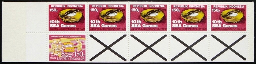 Indonesie Postzegelboekje 6a postfris 1979, Ophalen of Verzenden, Postfris, Zuidoost-Azië