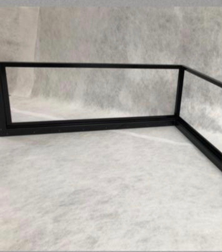 Hoek Vijverraam Gecoat Frame + Gelaagd Veiligheidsglas, Tuin en Terras, Vijvers, Ophalen, Nieuw
