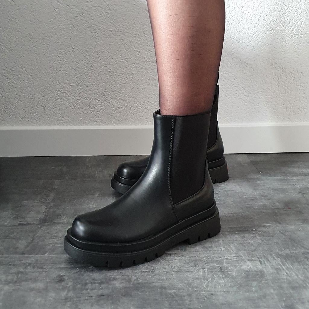 Chelsea Biker Boots Zwart maat 40, Kleding | Dames, Schoenen, Verzenden, Zwart, Lage of Enkellaarzen, Nieuw