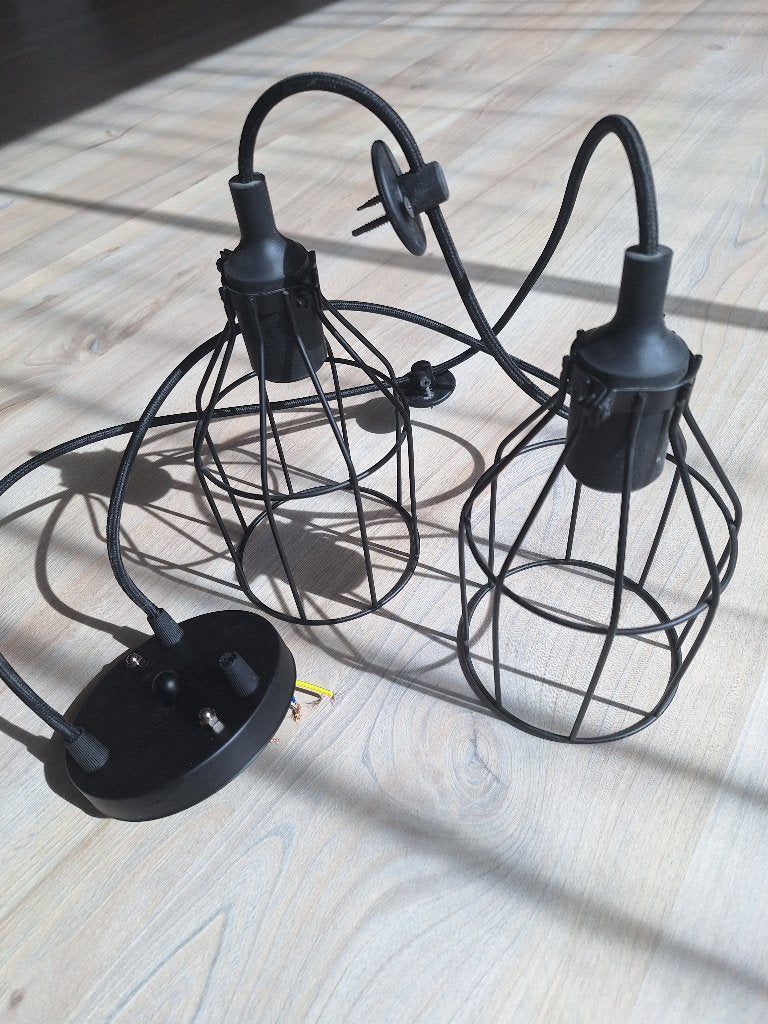 Erg mooie industriële hanglamp, Ophalen of Verzenden, Zo goed als nieuw, Kunststof, Industrieel
