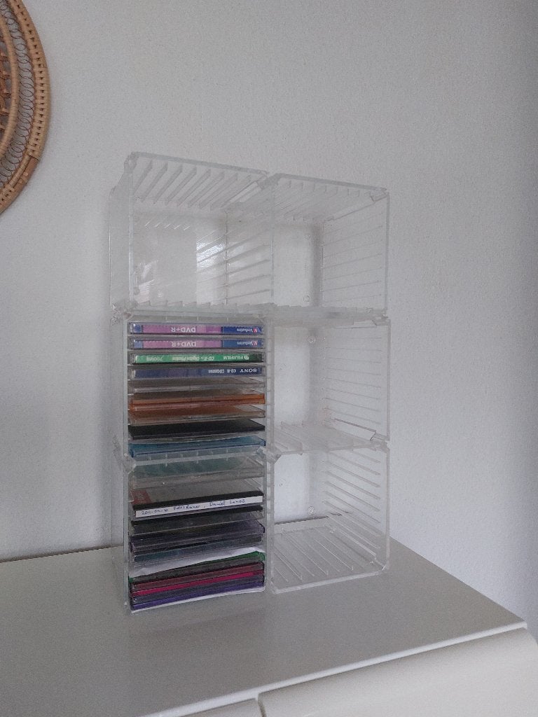 CD rek/ organizer plexiglas, Ophalen, Huis en Inrichting
