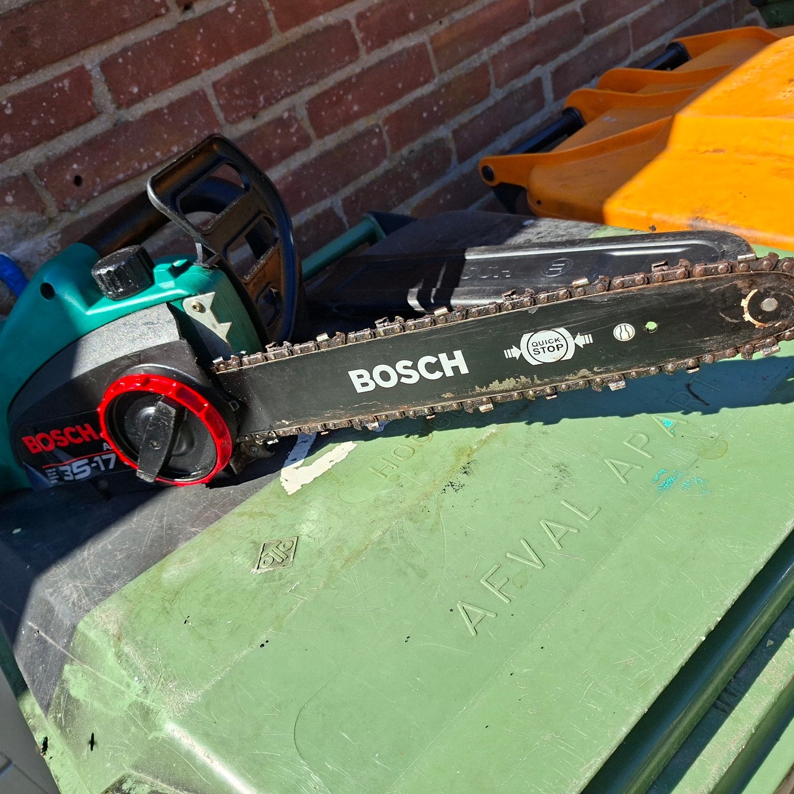 Bosch AKE 35-17 S Elektrische Kettingzaag - 1700W, Gebruikt, 70 mm of meer, Kettingzaag, Ophalen of Verzenden