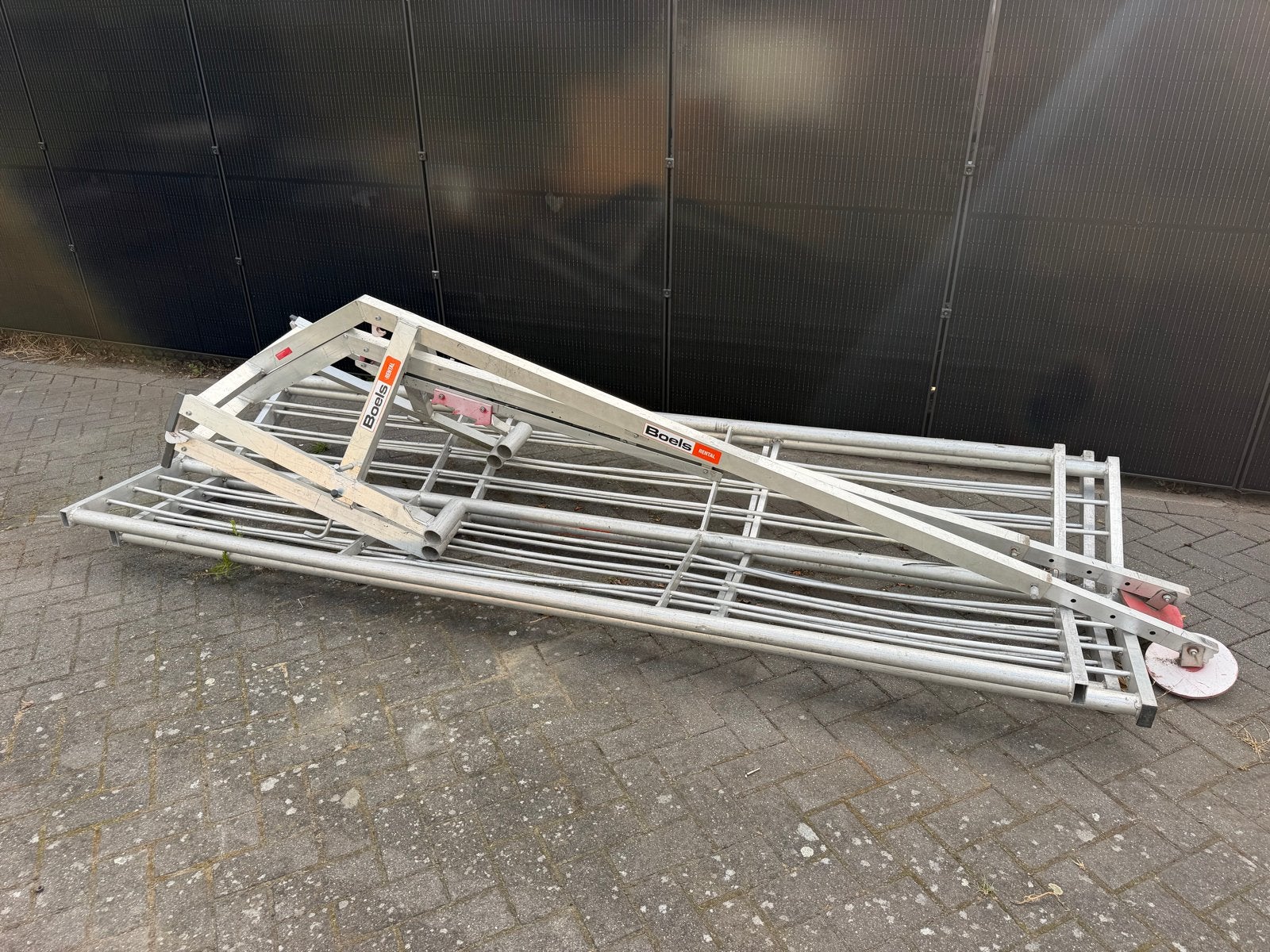 RSS Valbeveiliging met 2 poten en 3 rekken, Doe-het-zelf en Verbouw, Steigers, Ophalen of Verzenden, Gebruikt, Overige typen, Minder dan 2 meter