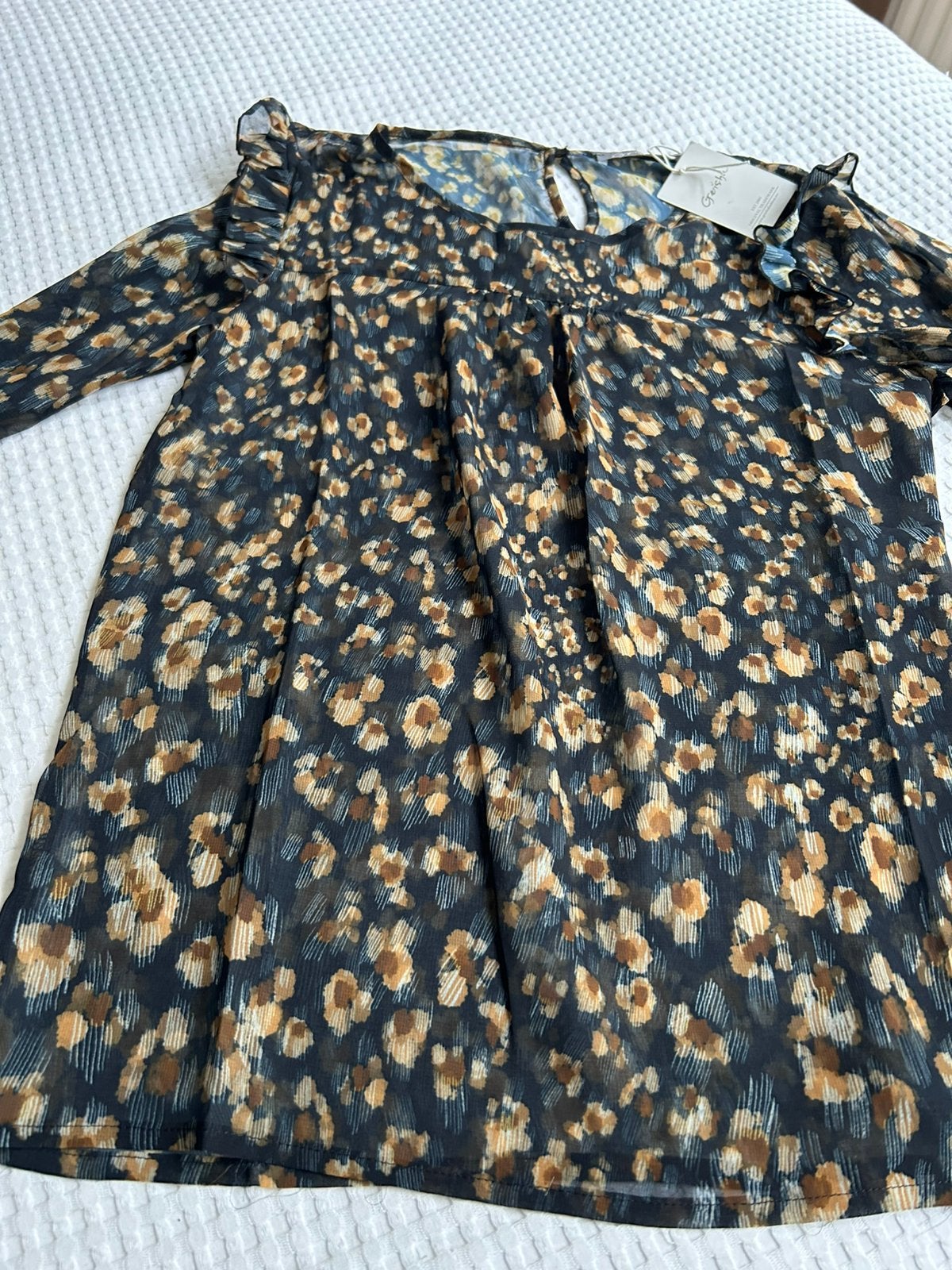 Mooie transparante blouse mt 36, Ophalen, Nieuw, Maat 36 (S)