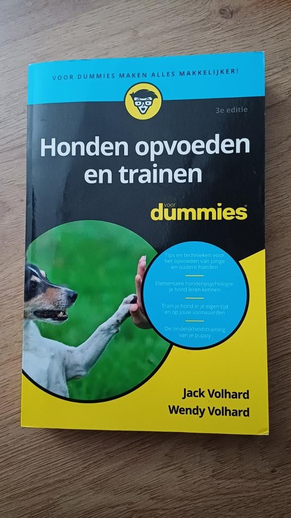 Honden opvoeden en trainen voor Dummies Jack & Wendy Volha, Ophalen of Verzenden, Gelezen, Honden, Jack Volhard, Wendy Volhard