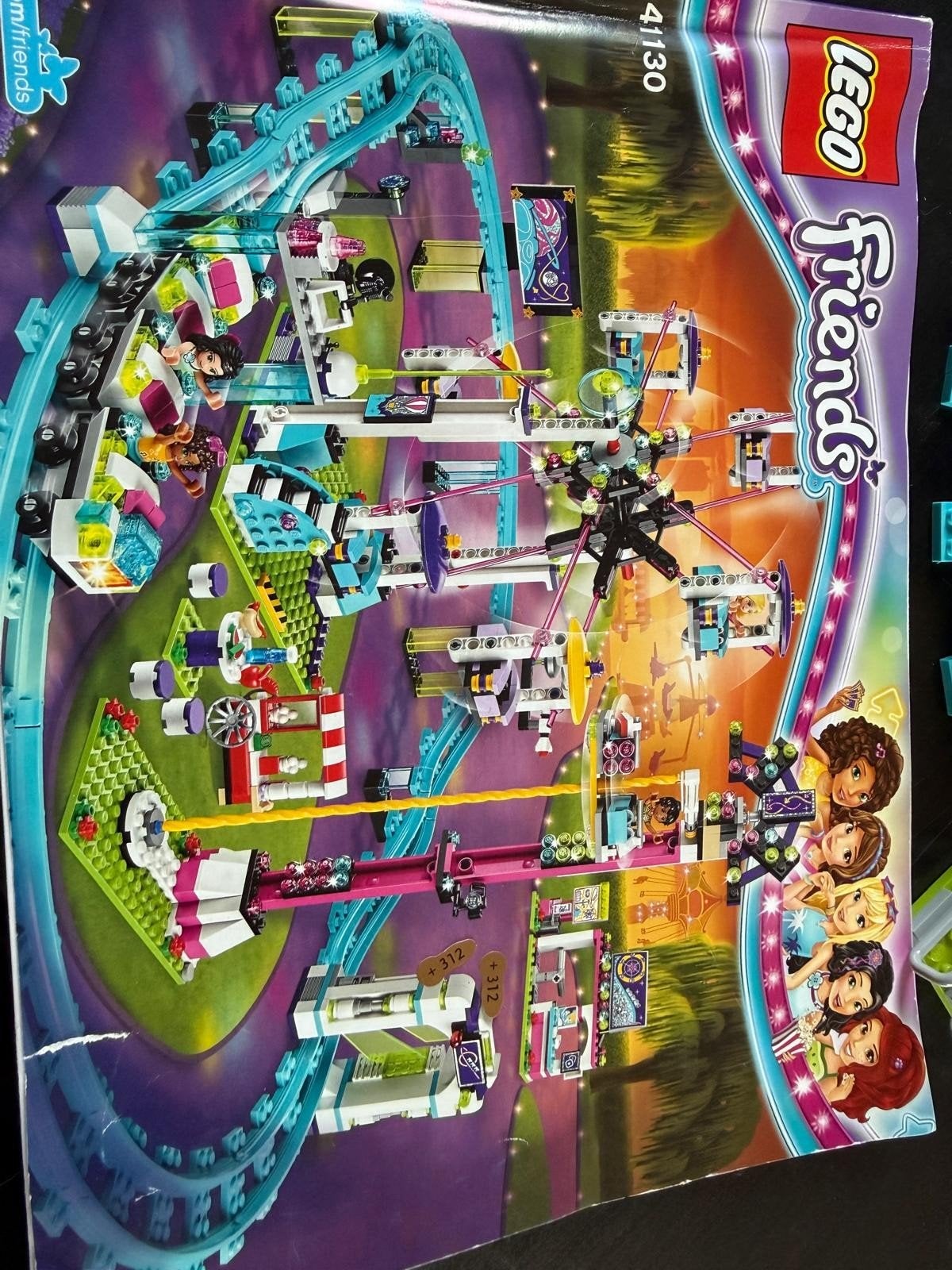 LEGO Friends 41130 Pretpark Achtbaan - Complete set, Ophalen, Lego, Friends, Zo goed als nieuw