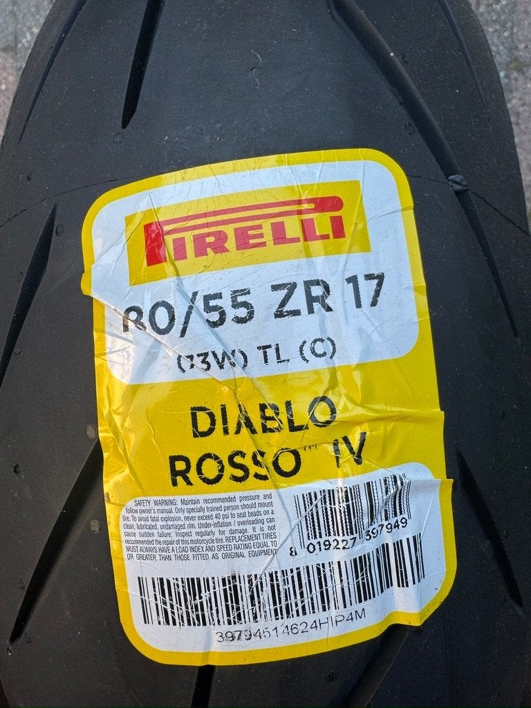 Nieuw Achterband Pirelli Diablo Rosso IV 180-55-17, Ophalen of Verzenden, Nieuw